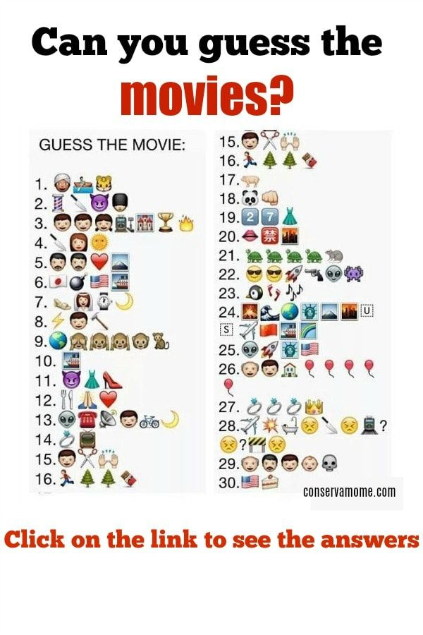 Guess The Movie brainteaser riddle riddles Guess The