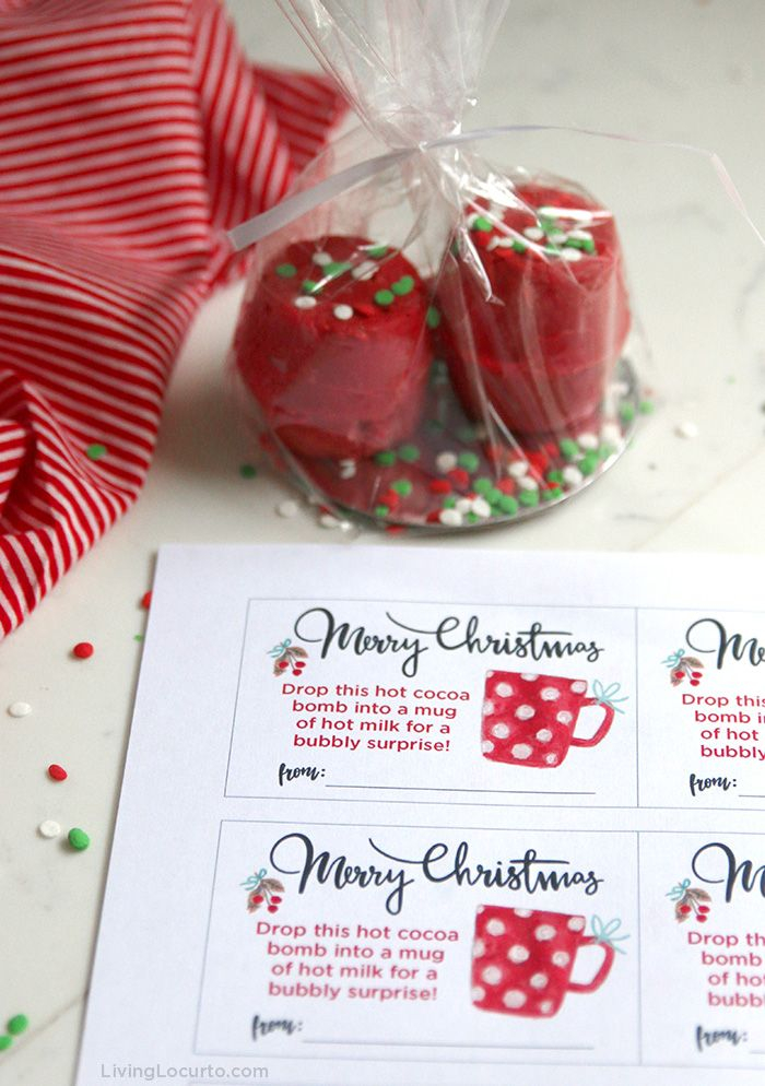 Hot Chocolate Bombs Recipe With Free Printable Gift Tags 