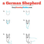 How To Draw A German Shepherd Dog Really Easy Drawing