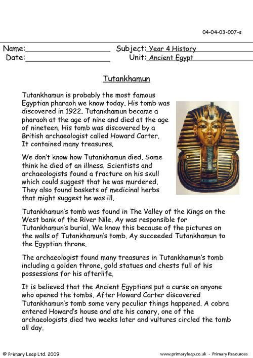 King Tut Worksheets 2 King Tut Worksheets For Kids 