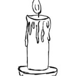 Light Candle Coloring Pages Light Candle Coloring Pages