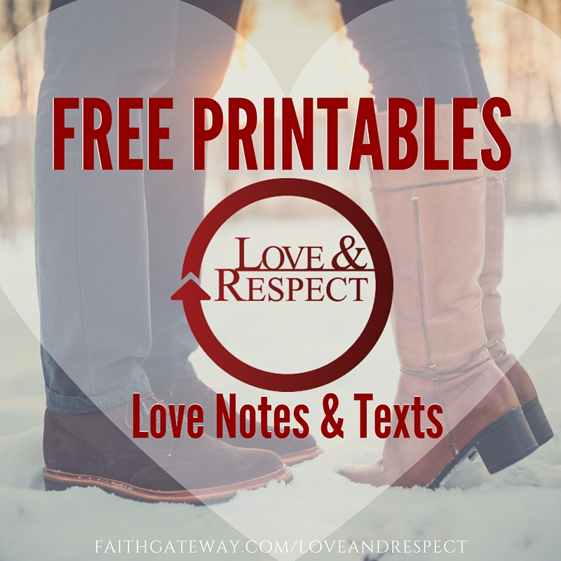Love And Respect Free Printables FaithGateway