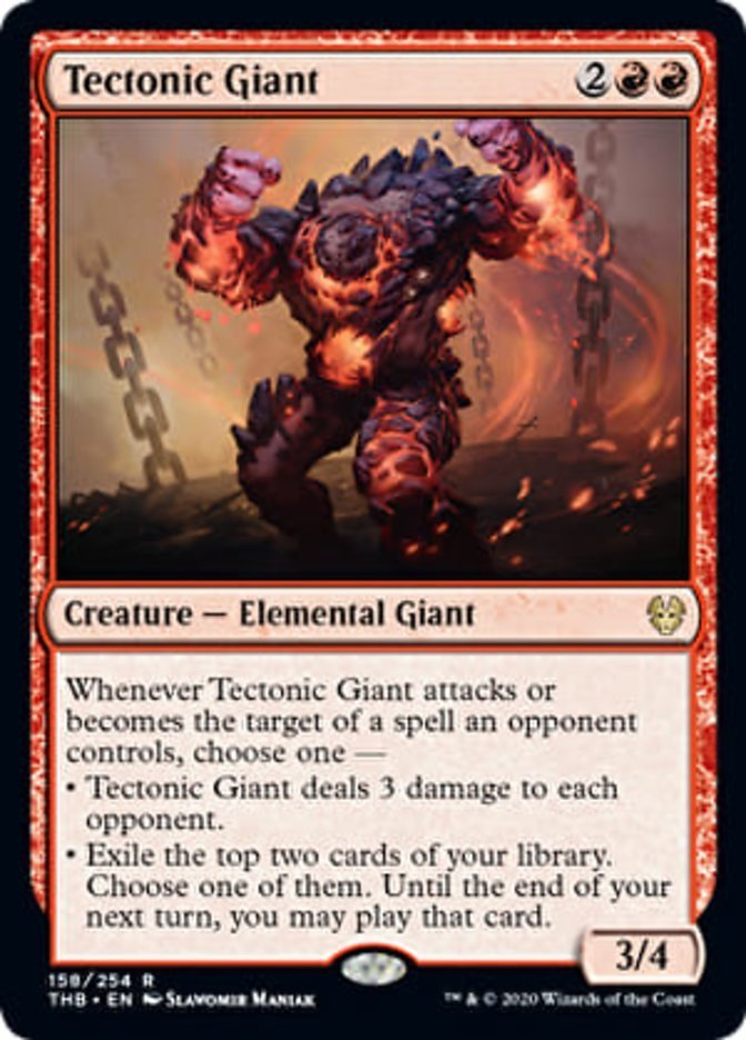 Tectonic Giant Theros Beyond Death Magic CardTrader