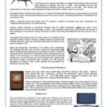 The History Of TV Worksheet Free ESL Printable
