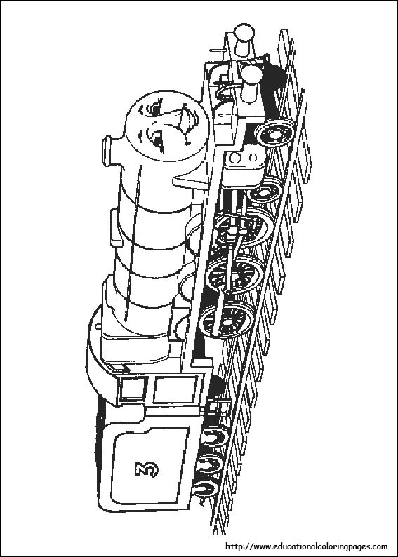 Thomas The Train Coloring Pages Free For Kids