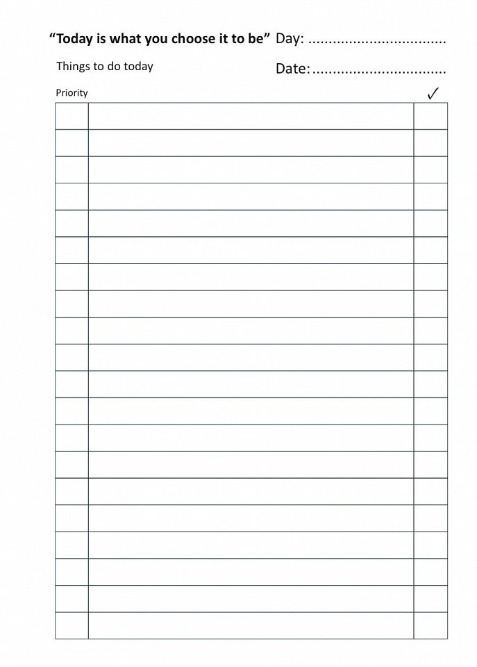 To Do Lists Printed Pads Samples Branded Pads