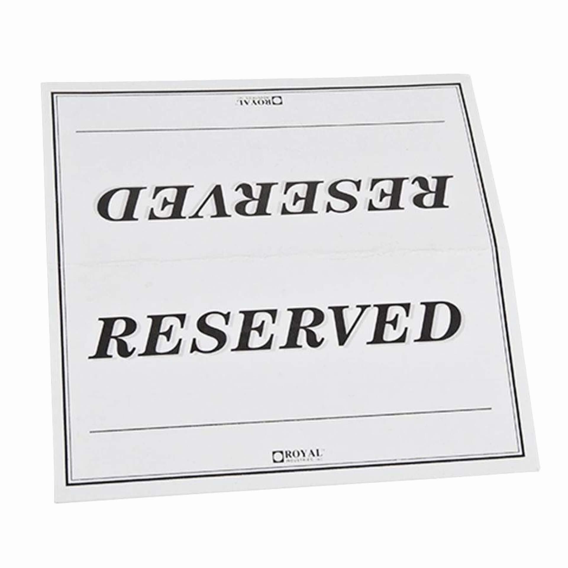 006 Free Printable Reserved Table Signs Template Tent Best Intended For 