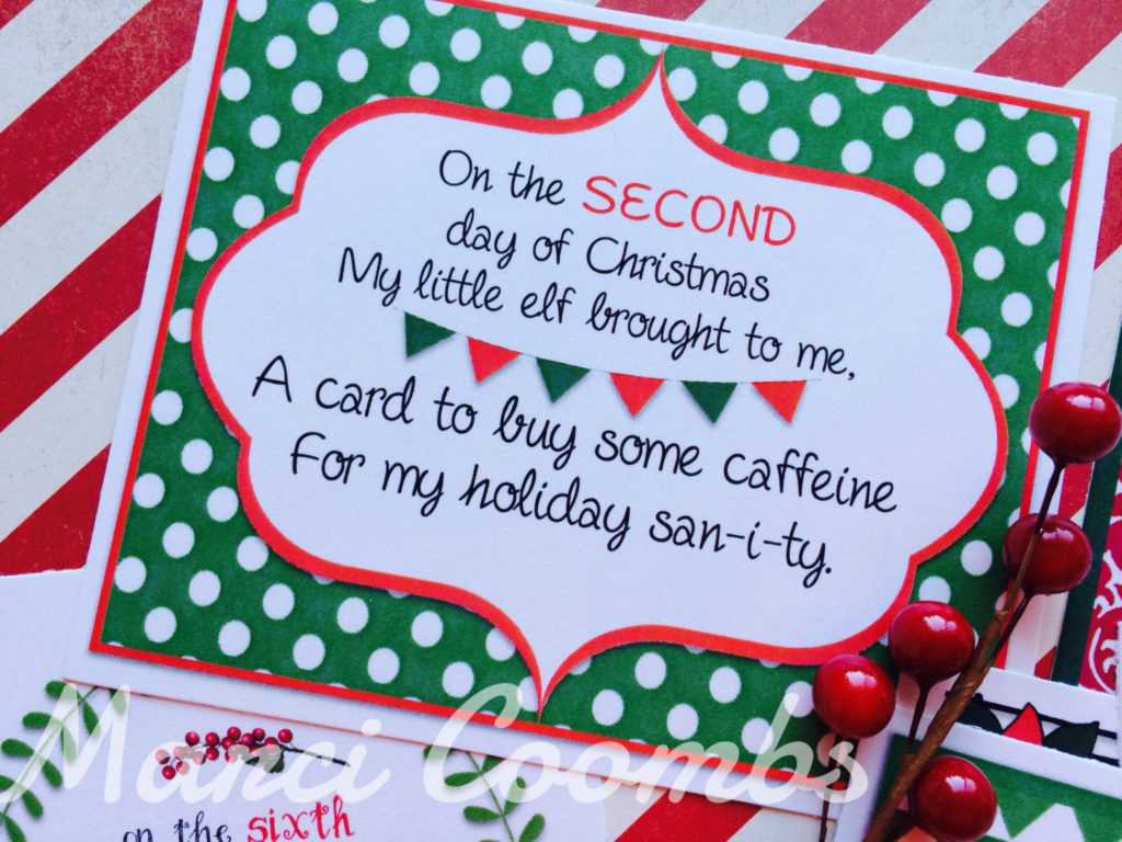 12 Days Of Christmas Printable Tags Secret Santa Labels For Etsy 