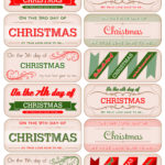12 Days Of Christmas Tags Free Download
