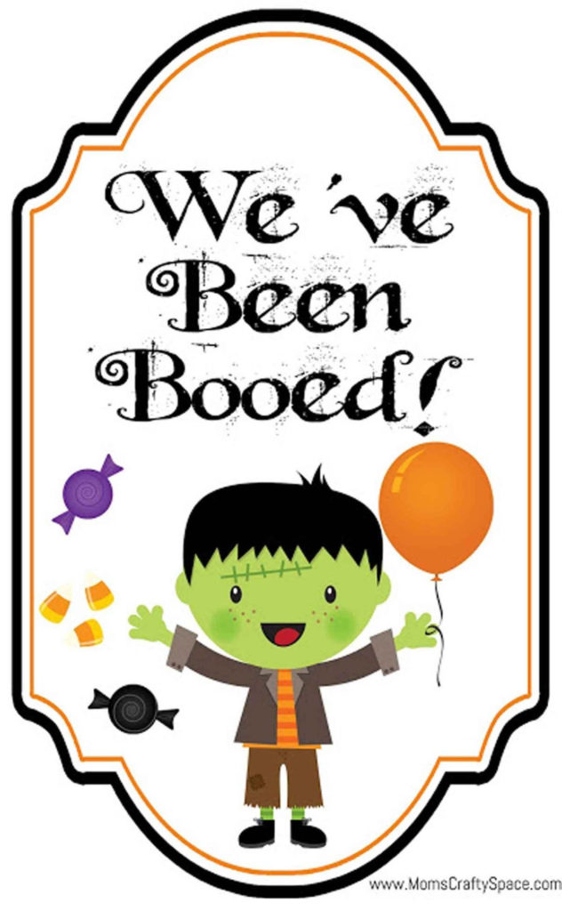 25 FREE You Ve Been Booed Printables My Silly Squirts Halloween