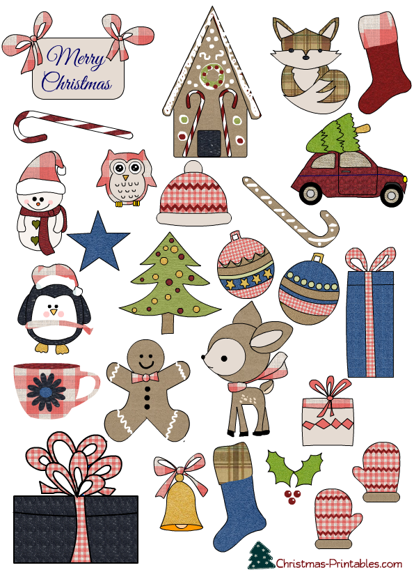 27 Free Printable Christmas Stickers