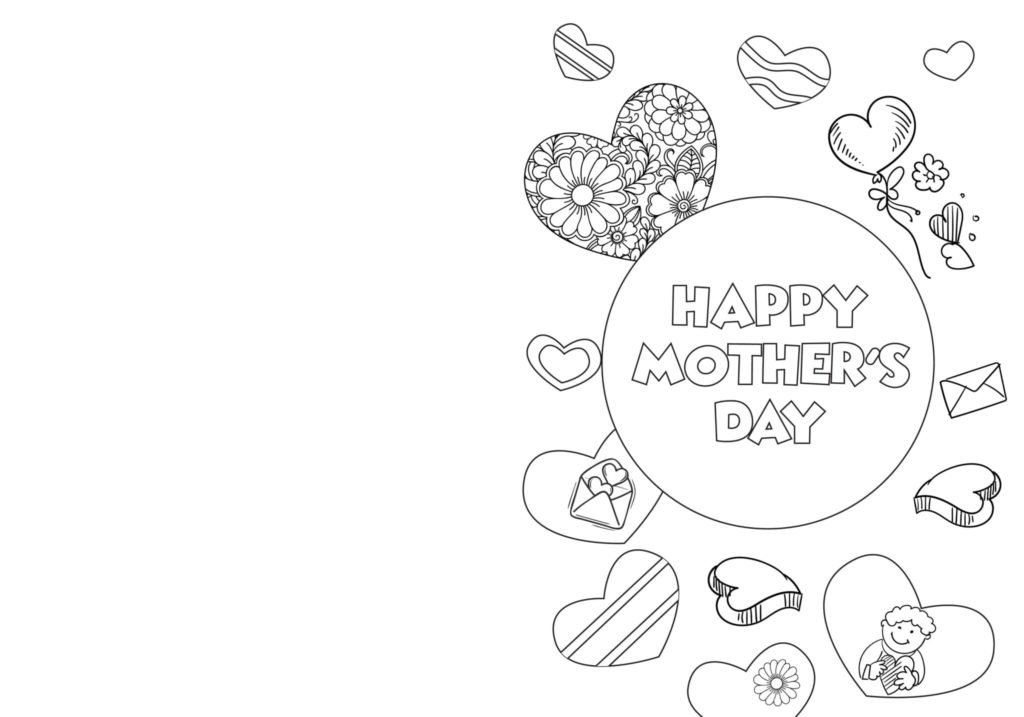 3 Printable Mother S Day Cards To Color PDFs Freebie Finding Mom