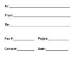 4 Printable Blank Fax Cover Sheet Template PDF FREE