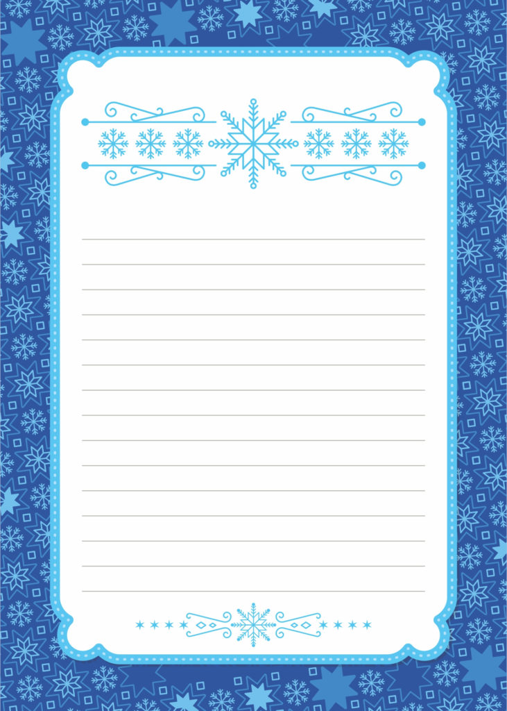 6 Best Christmas Writing Paper Template Printable 