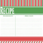 6 Best Customizable Printable Christmas Recipe Card