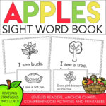 Apples Sight Word Book With A FREEBIE Kindergarten Smarts