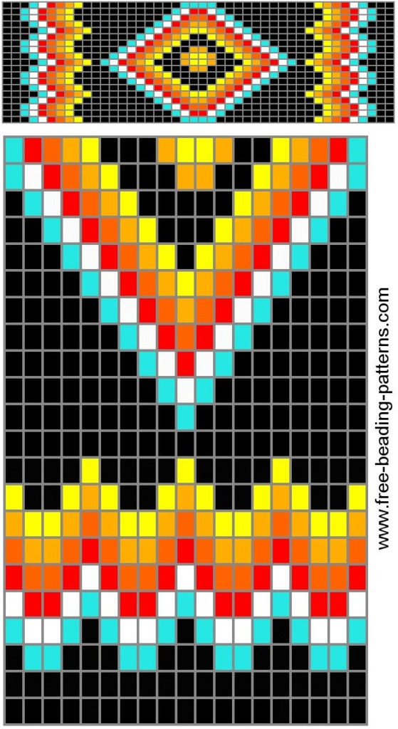 Barrette Pattern Beading Pinterest Native American Beadwork
