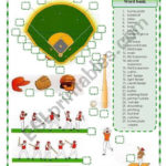 BASEBALL MATCHING EXERCISE ESL Worksheet By Oppilif Baseball Terms