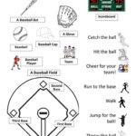 Baseball Vocabulary Sheet Worksheet Free ESL Printable Worksheets