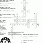 Bestseller United States Government Crossword Puzzle Answer Key