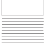 Bold Lined Paper With Picture Box Download Printable PDF