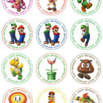 Bountiful Blessings More Cupcake Toppers Mario Bros Party Super