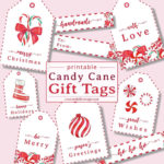 Candy Cane Gift Tags DIY Holiday Gift Tags