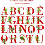 Christmas Alphabet Printables On Sutton Place