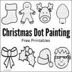 Christmas Dot Painting Free Printables The Resourceful