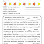Christmas Fill In The Blanks Story