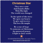 Christmas Star Christmas Star Christmas Poems Poems About Stars