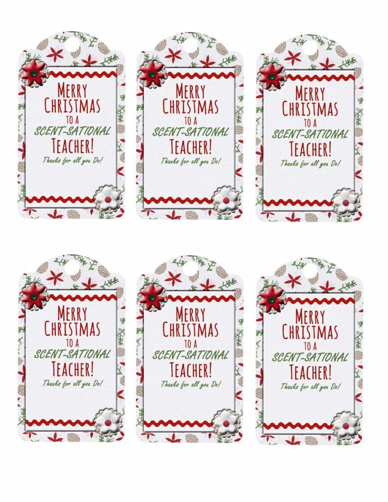 Christmas Teacher Gifts Free Printable Tags What s Your Sign Viny 