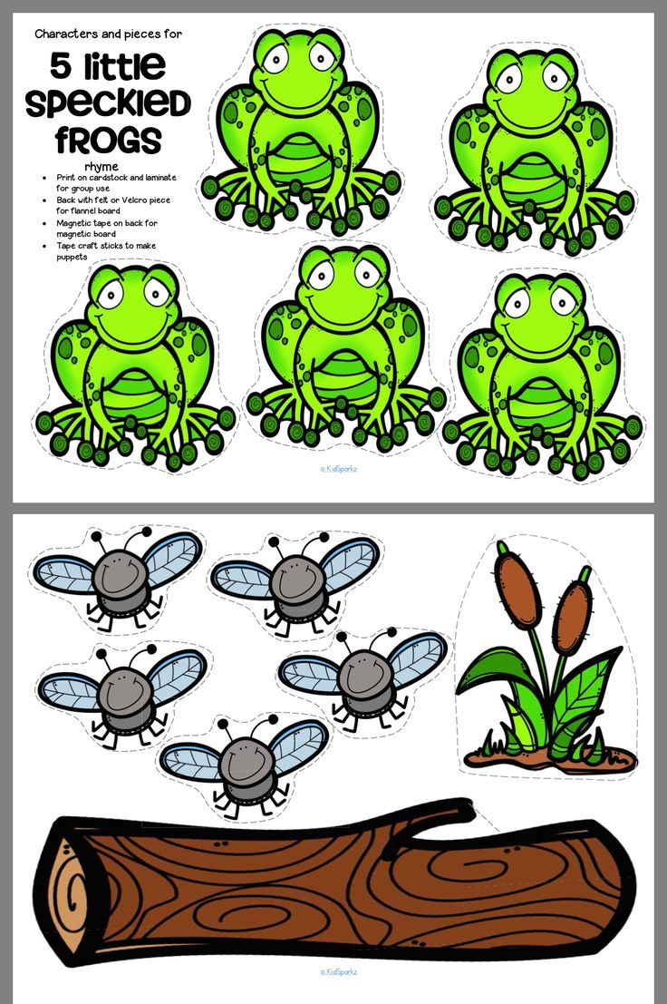 Cinco Sapos Frogs Preschool Preschool Songs 