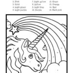 Color The Unicorn According To The Numbers English ESL Worksheets For