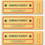 Create Movie Ticket Sample Pdf Doc Editable Ticket Templates