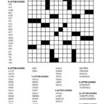 Crossword Fill In Puzzles Printable Vocabulary Builders Fill In