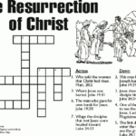 Crossword Puzzle On The Resurrection Of Jesus