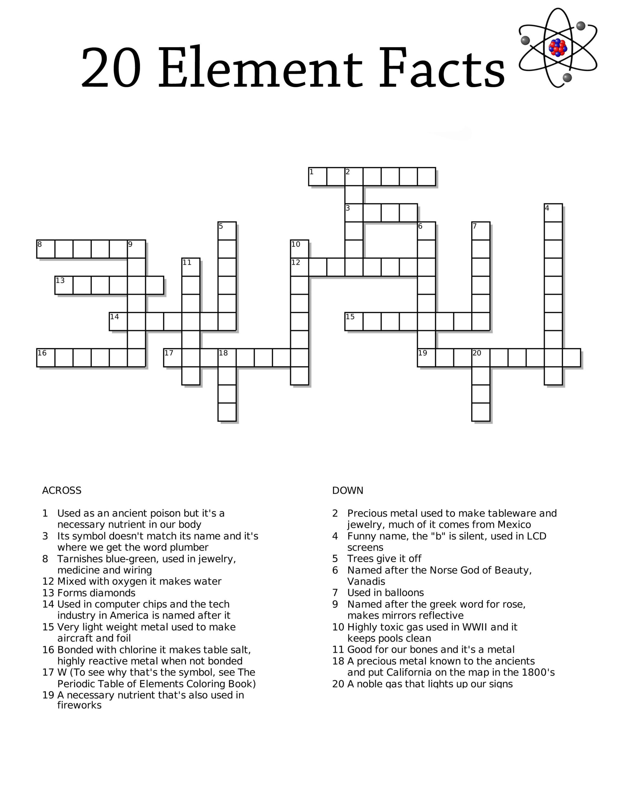 Crossword Puzzles For Adults Best Coloring Pages For Kids