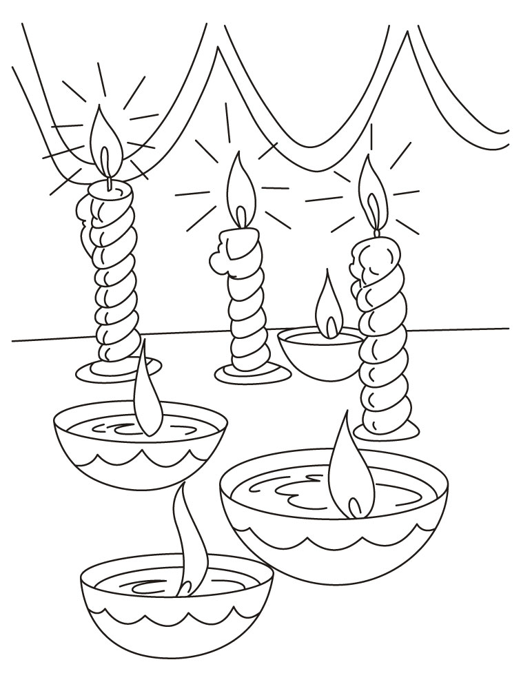 Diwali Coloring Pages 16 Coloring Kids