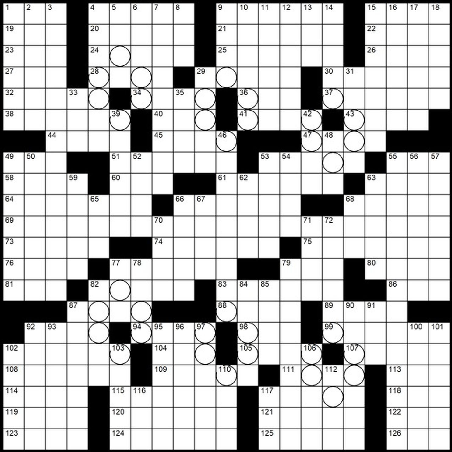 Evan Birnholz s March 24 Post Magazine Crossword Life Cycle The 