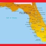 Florida Labeled Map Large Printable And Standard Map
