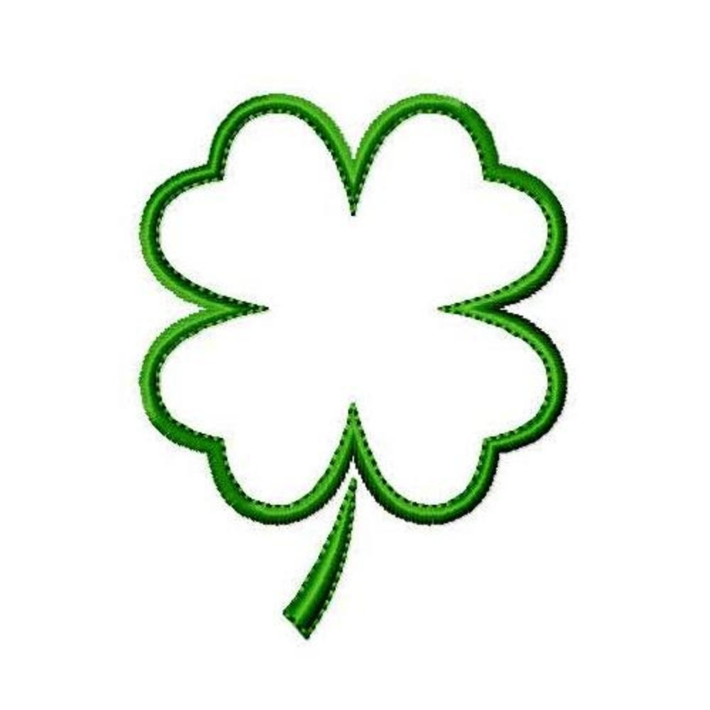 Four Leaf Clover Template Printable Free Free Printable