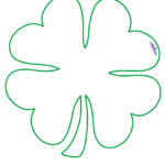 Four Leaf Clover Template Printable Free Free Printable