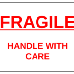 Fragile Handle With Care Red Label Label Templates OL150