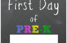 FREE Back To School Printable Chalkboard Signs For First Day Of School