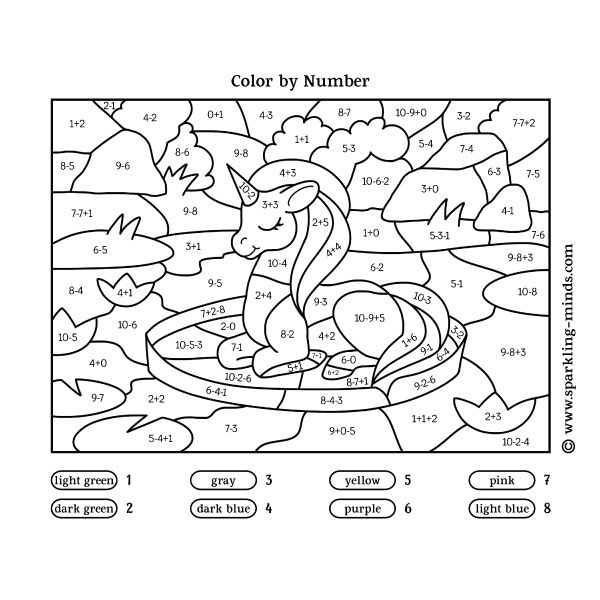 FREE Color By Number Worksheet This Cute Printable Will Let Your Litt 