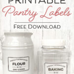 Free Editable Printable Kitchen Pantry Labels For Storage