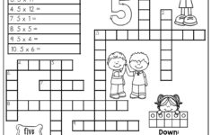 Free Math Puzzles 4Th Grade Printable Crossword Puzzles For 4Th