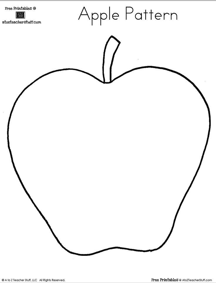 Free Printable Apple Worksheets In 2020 Apple Preschool Preschool 