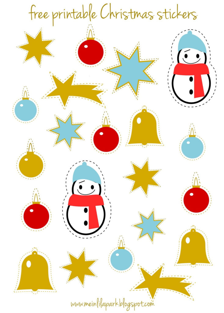 Free Printable Christmas Planner Stickers Agendasticker 